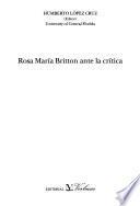 Rosa María Britton ante la crítica