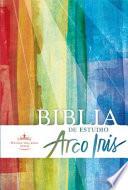 RVR 1960 Biblia de Estudio Arco Iris, Tapa Dura Con índice