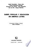 Saber popular y educación en América Latina