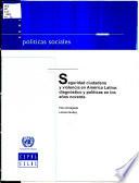 Seguridad ciudadana y violencia en América Latina