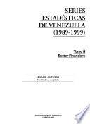 Series estadísticas de Venezuela, (1989-1999)