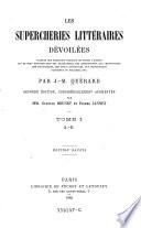 “Les” Supercheries littéraires dévoilées par J[ean]-M[arie] Querard