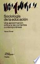 Sociología de la educación