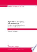 Sprachliche Aneignung der Wirklichkeit