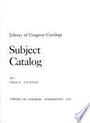 Subject Catalog, 1977
