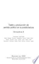 Teatro y producción de sentido político en la postdictadura