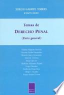 Temas de derecho penal