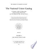 The National union catalog, 1968-1972