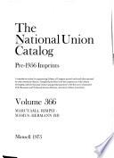 The National Union Catalog, Pre-1956 Imprints