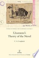 Unamuno's Theory of the Novel