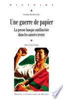 Une guerre de papier