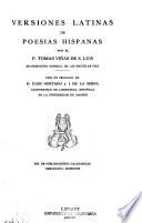 Versiones latinas de poesías hispanas