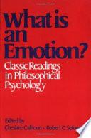 What is an Emotion?