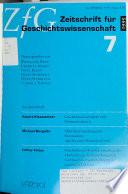 Zeitschrift für Geschichtswissenschaft